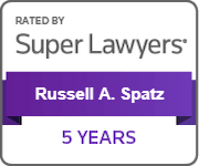 Rated By Super Lawyers | Russell A. Spatz | 5 Years